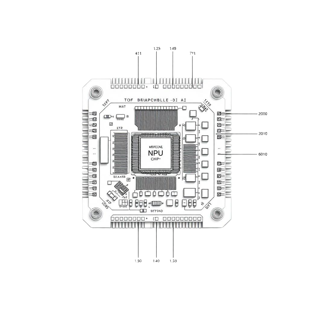 NPU die schematic
