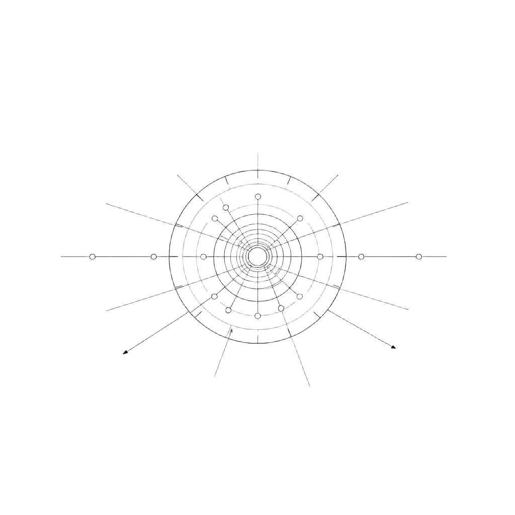 Signal beacon diagram with pulse rings